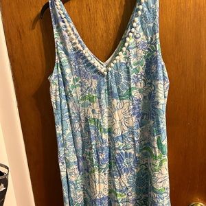 Lilly Pulitzer dress xl GUC some wash wear